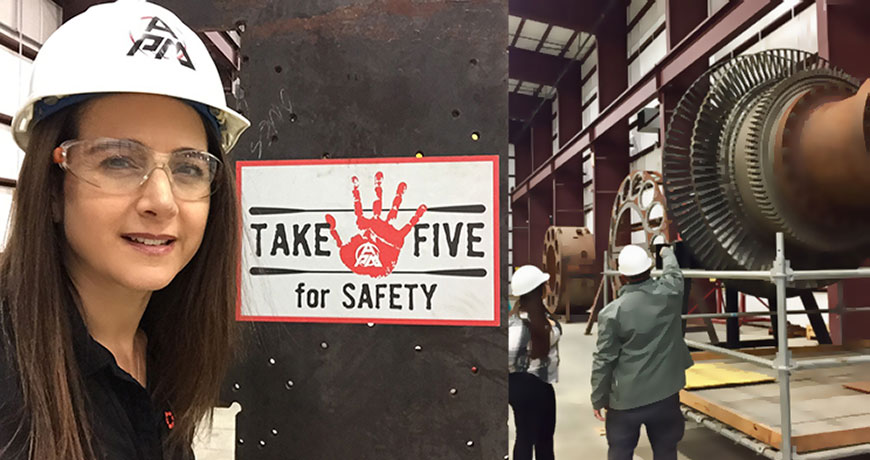 Take FIVE for SAFETY Sign
