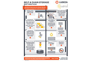 Belt and Chain Storage Best Practices Infographic