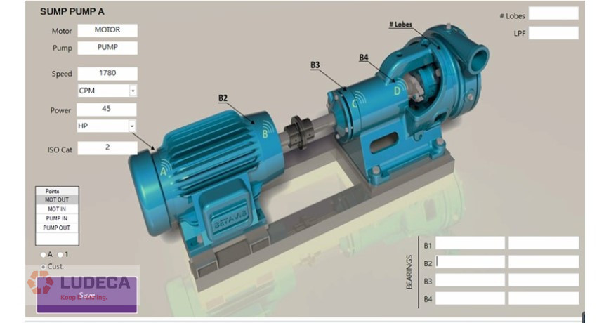 motor and pump configuration