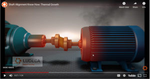 Thermal growth on pump motor set