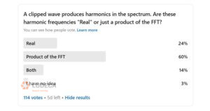 LinkedIn Poll on Harmonic Frequencies