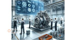 engineers working