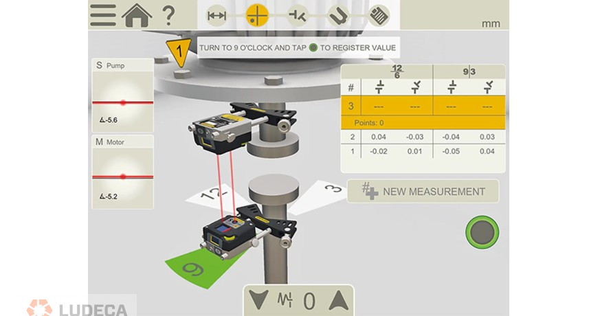 Vertical measurement program in XT app