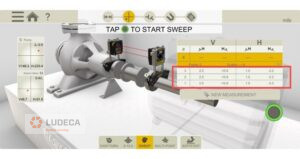 Alignment measurement reading